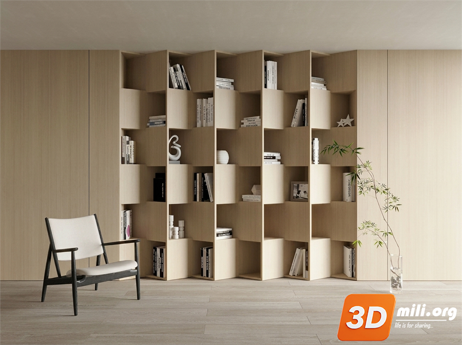 Bookcase Skp Files